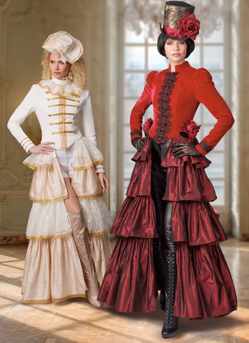 Mccall's Sewing Pattern 8623 Victorian Themed Costume 1