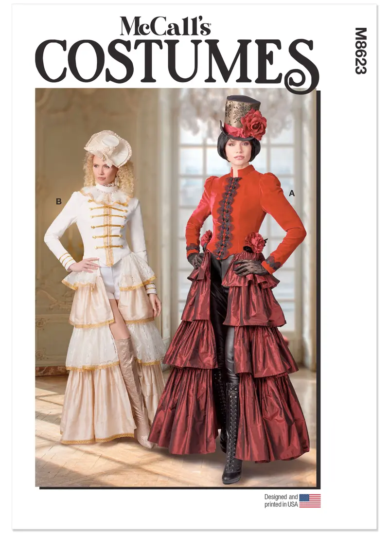 Mccall's Sewing Pattern 8623 Victorian Themed Costume 2
