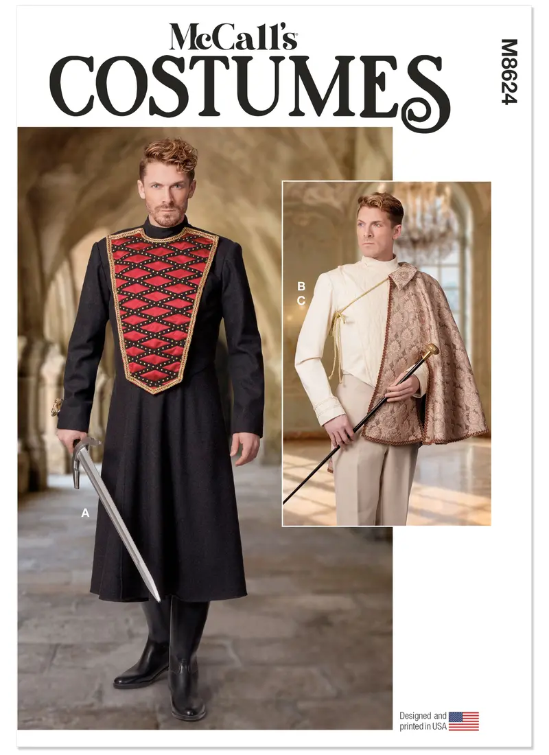 Mccall's Sewing Pattern 8624 Men's Costume 2