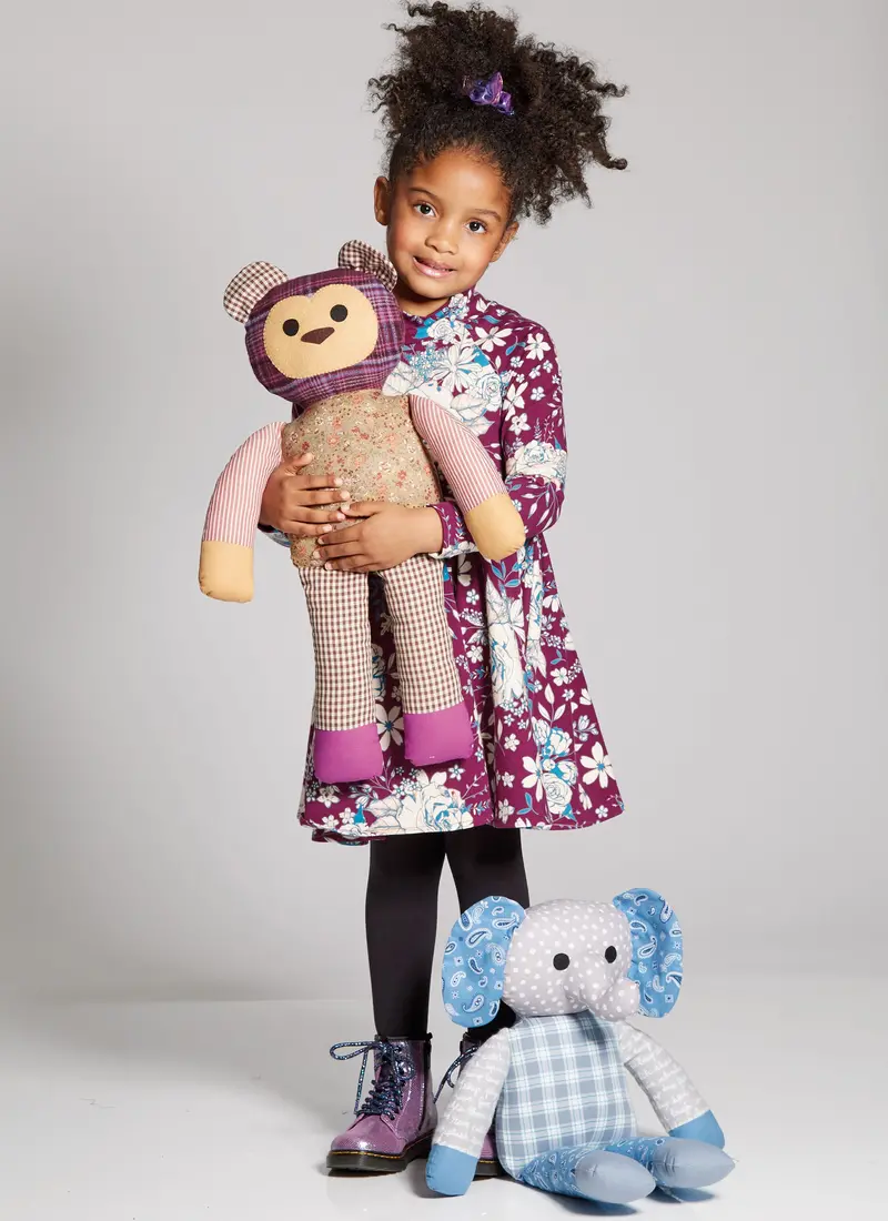 Mccall's Sewing Pattern M8333 Plush Animals 1
