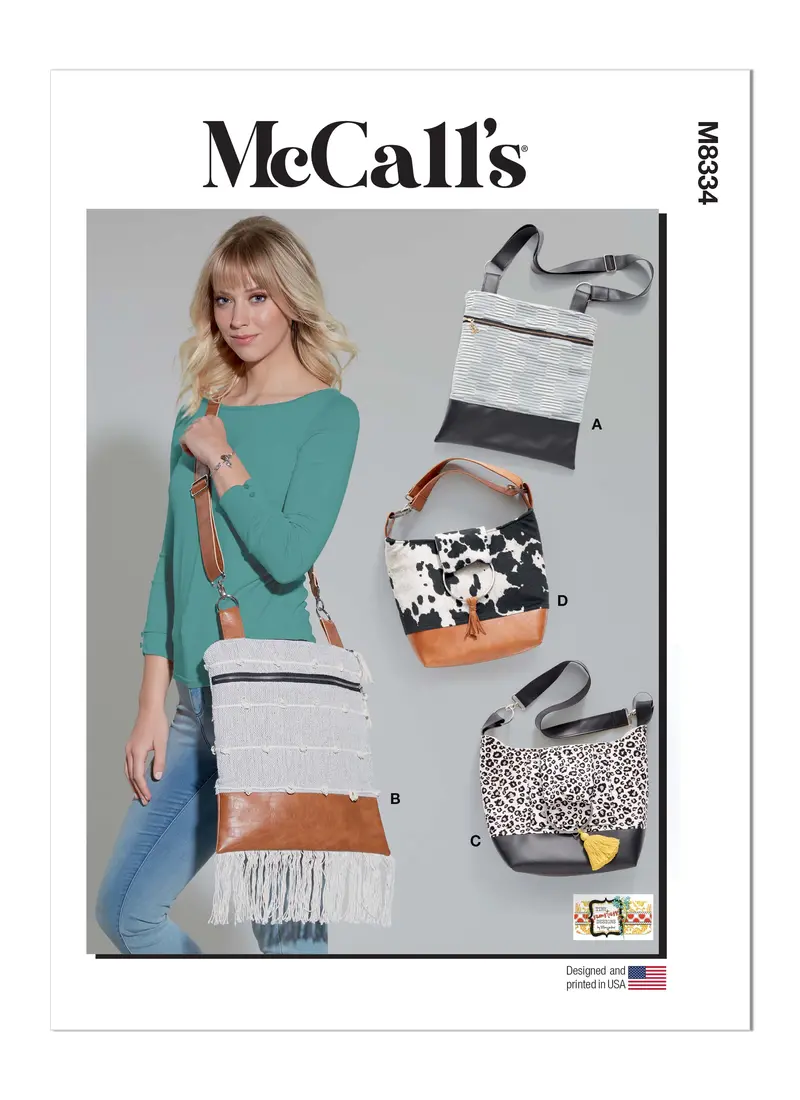 Mccall's Sewing Pattern M8334 Bags By Tiny Seamstress Designs 2