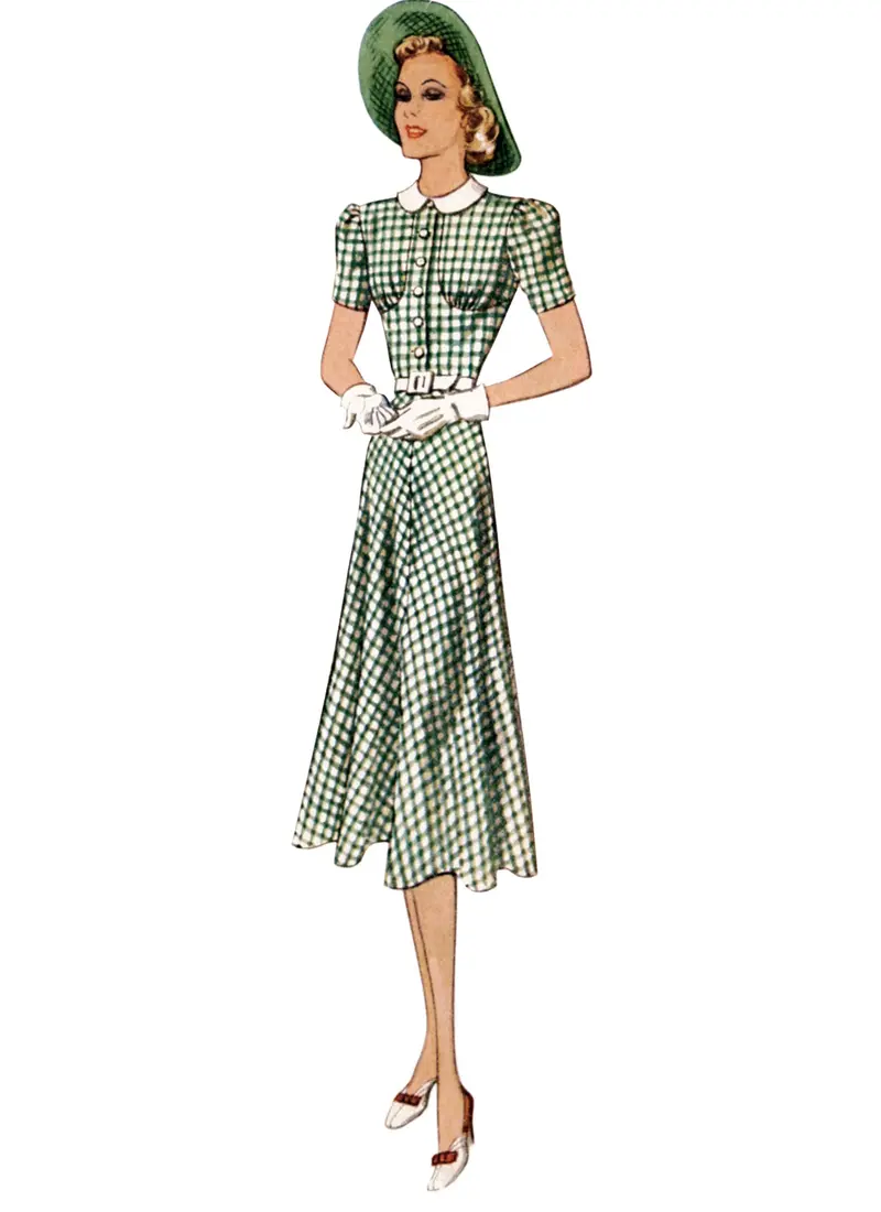 Mccall's Sewing Pattern M8338 Misses' Vintage Dresses And Belt 2