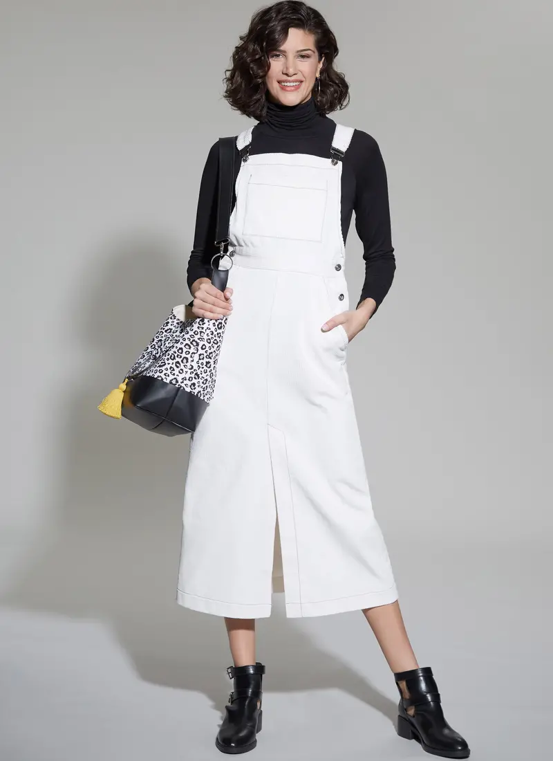 Mccall's Sewing Pattern M8345 Misses' Skirt Overalls 1