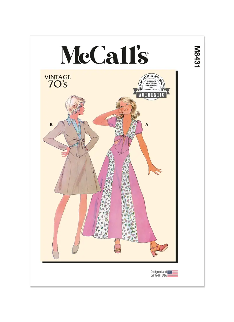 Mccall's Sewing Pattern M8431 Misses' Top And Skirt 2