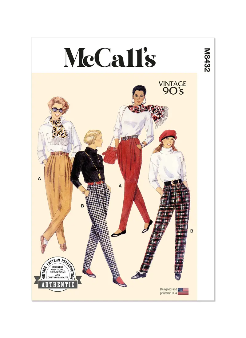 Mccall's Sewing Pattern M8432 Misses' Pants 2