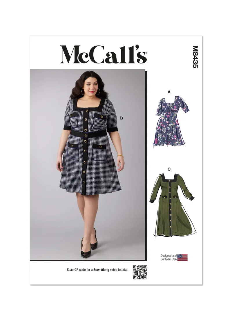 Mccall's Sewing Pattern M8435 Women's Knit Dresses 2