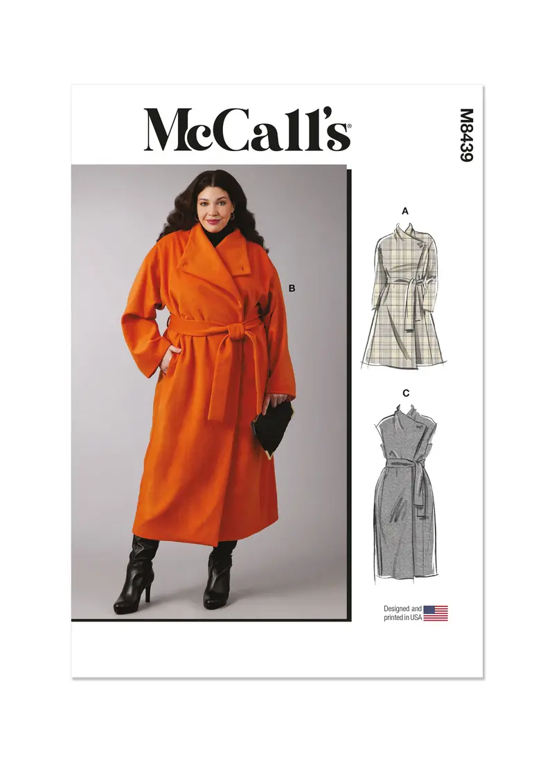Mccall's Sewing Pattern M8439 Women's Coats And Vest 2