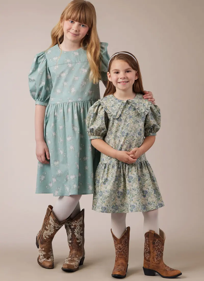 Mccall's Sewing Pattern M8444 Children's And Girls' Dresses 1