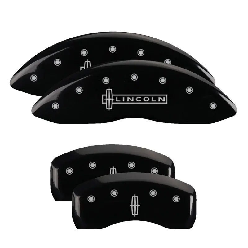 Mgp 4 Caliper Covers Engraved Fr Lincoln Rr Star Logo Blk Finish Silver Char 17 Lincoln Continental 1