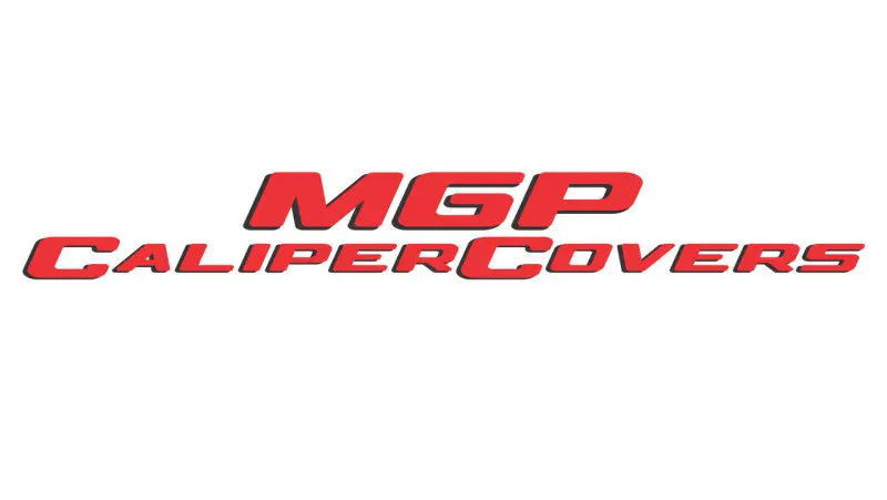Mgp 4 Caliper Covers Engraved Front & Rear 22-23 Jeep Wagoneer Mopar Red Finish Silver Ch (19In+ Wh) 1