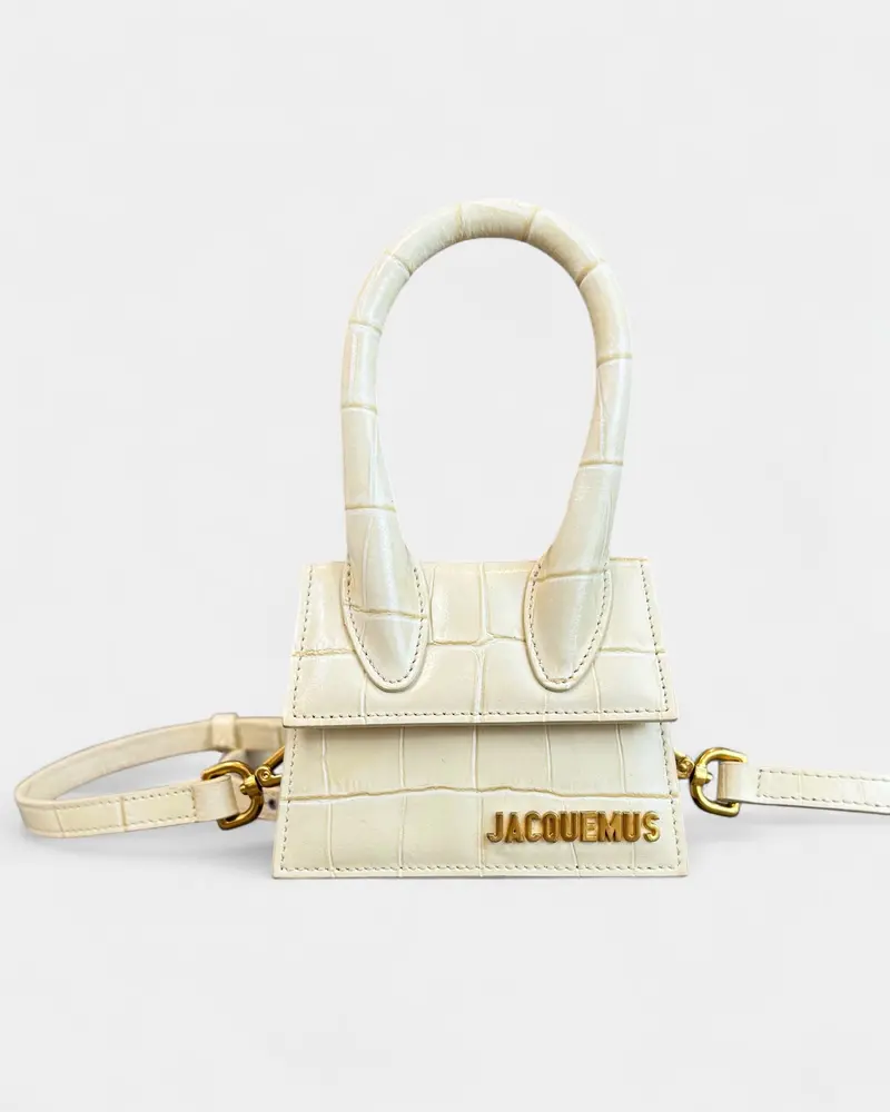 Mini Sac À Main Blanc Crème Jacquemus 1