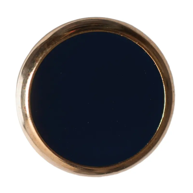 Navy Gold Rimmed Buttons 1