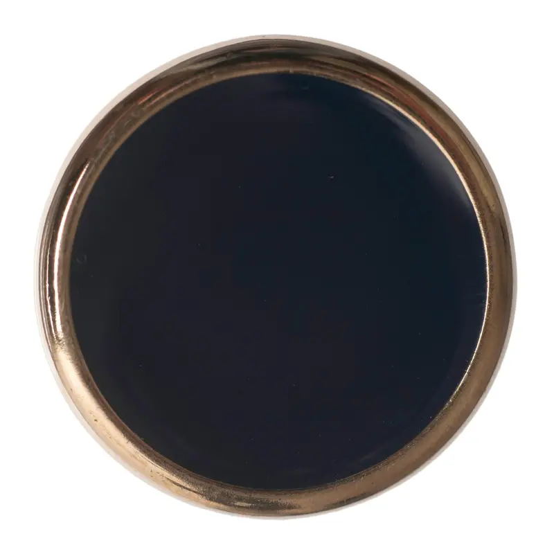 Navy Gold Rimmed Buttons 17.25Mm Size 1