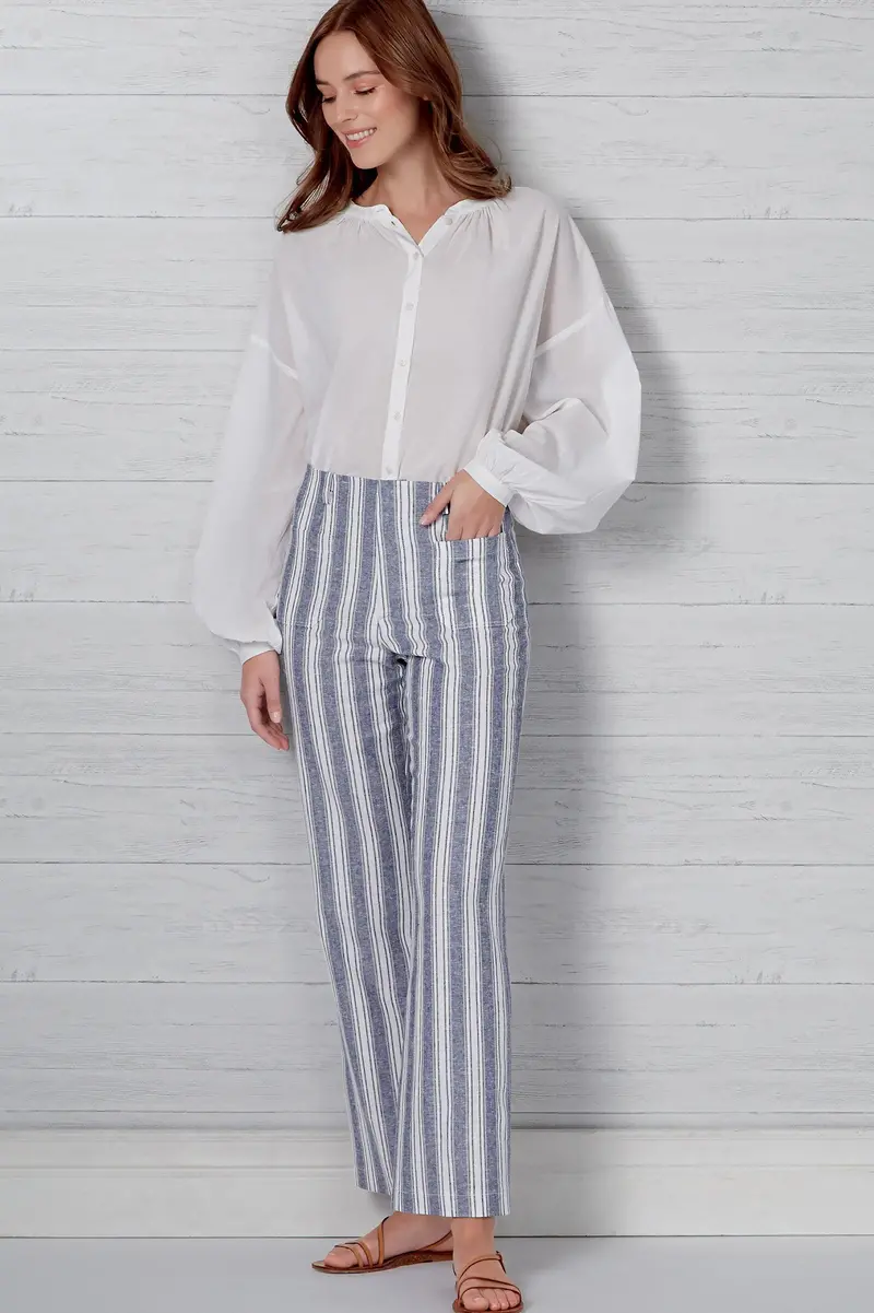 New Look Sewing Pattern 6660  High Waisted Flared Pants 1