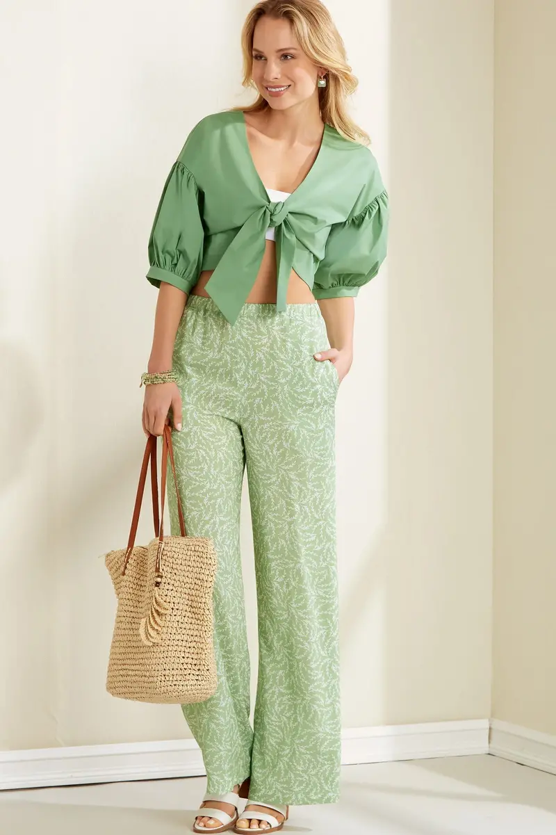 New Look Sewing Pattern 6677 Misses' Cropped Jacket And Trousers 1