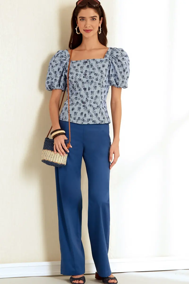New Look Sewing Pattern 6678 Misses' Top And Trousers 1