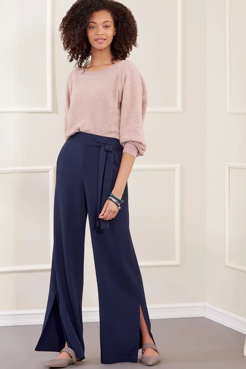 New Look Sewing Pattern 6691 Slim Or Flared Trousers 1