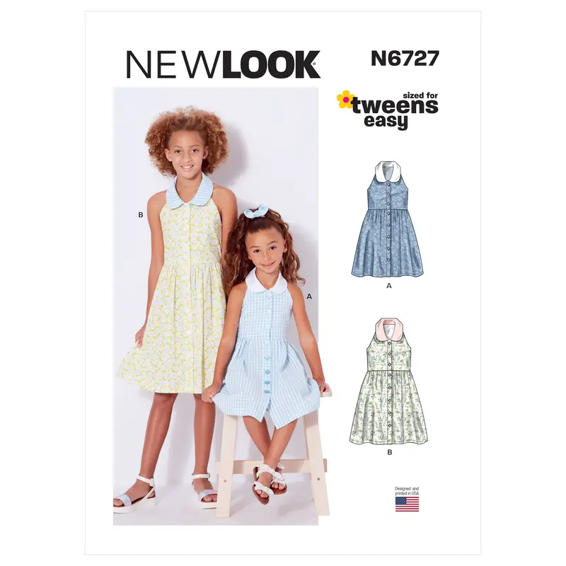 New Look Sewing Pattern 6727 Girls' Sundresses | Easy 2