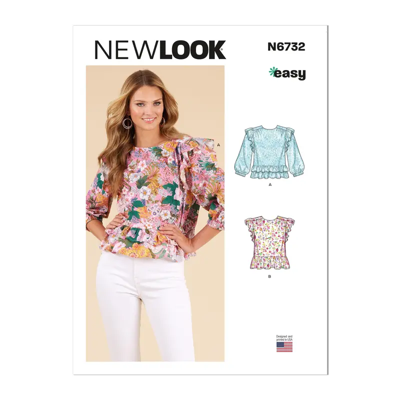 New Look Sewing Pattern 6732 Tops 2