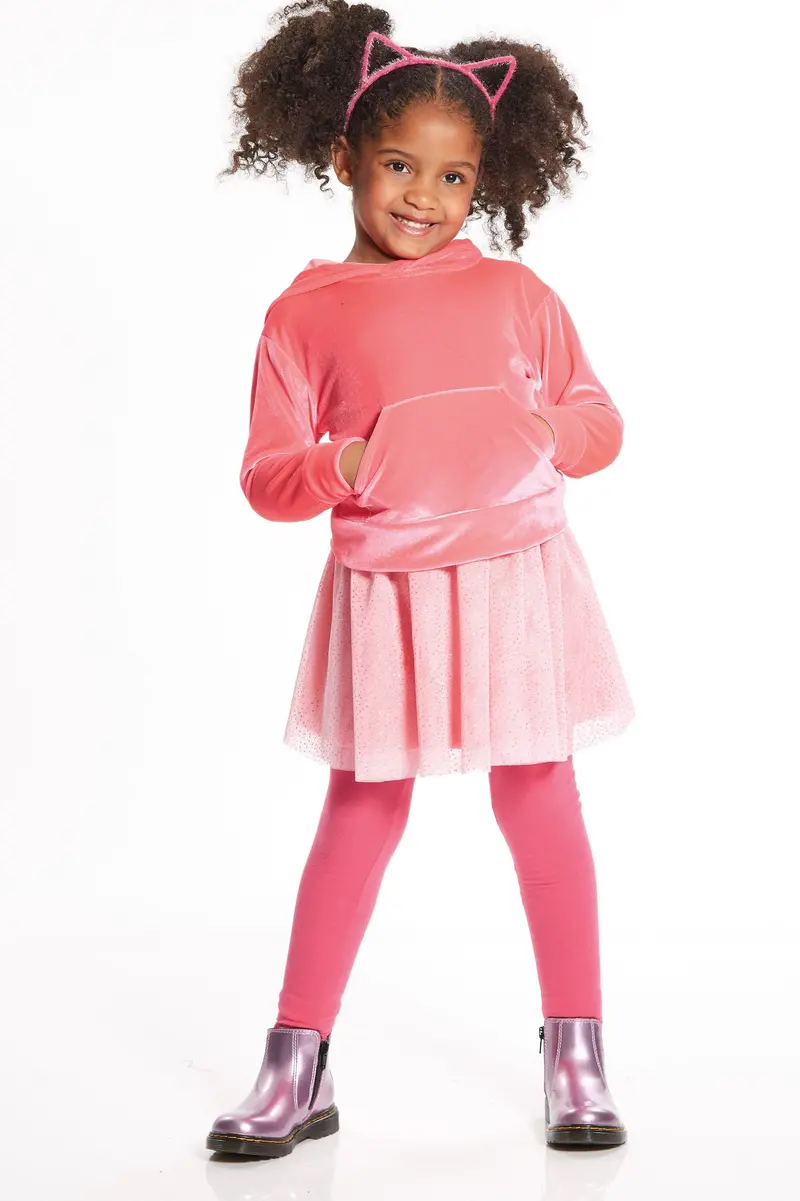 New Look Sewing Pattern 6747 Children's Hoodie And Skirts 1