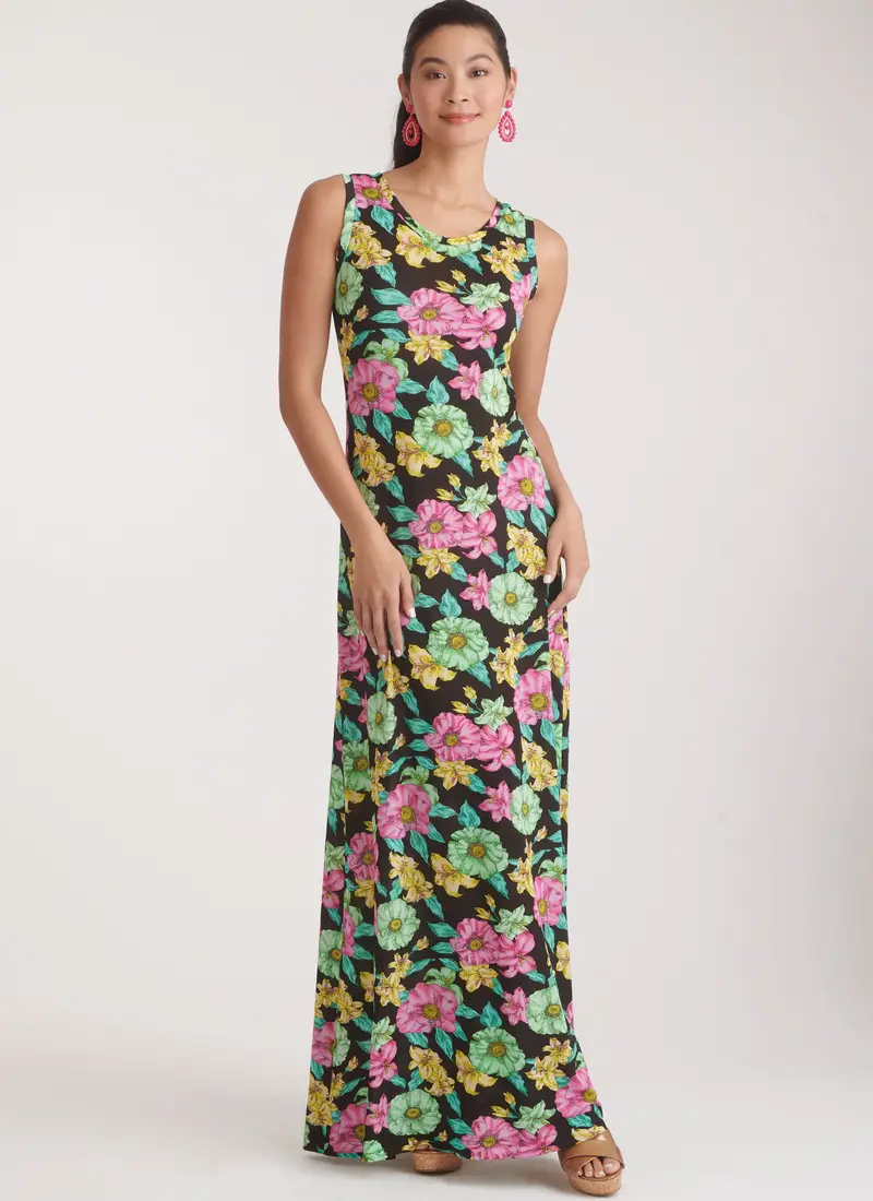 New Look Sewing Pattern 6775 Knit Dress In Two Lengths 1