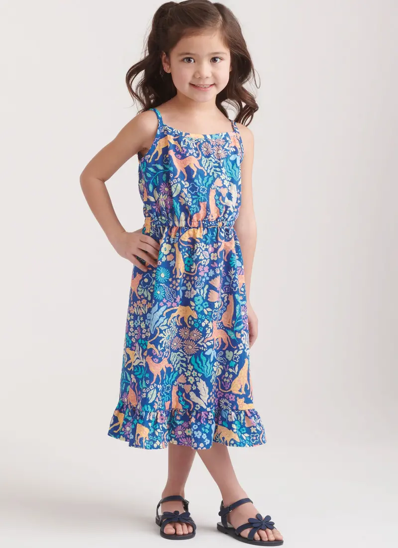 New Look Sewing Pattern 6783 Children's Jumpsuit And Sundress 1