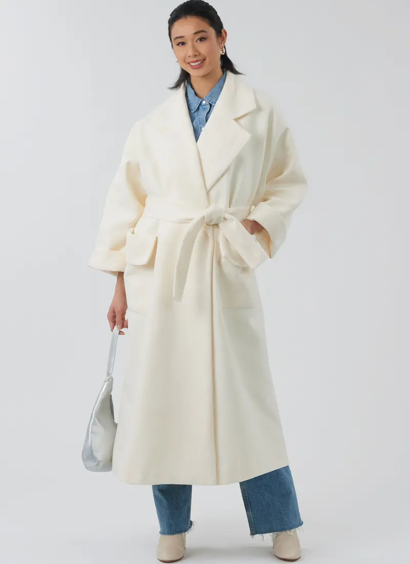New Look Sewing Pattern 6810 Oversized Swing Coat 1