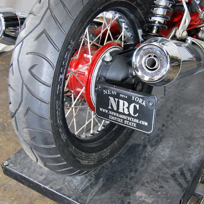 New Rage Cycles 13+ Moto Guzzi V7 Side Mount License Plate 1