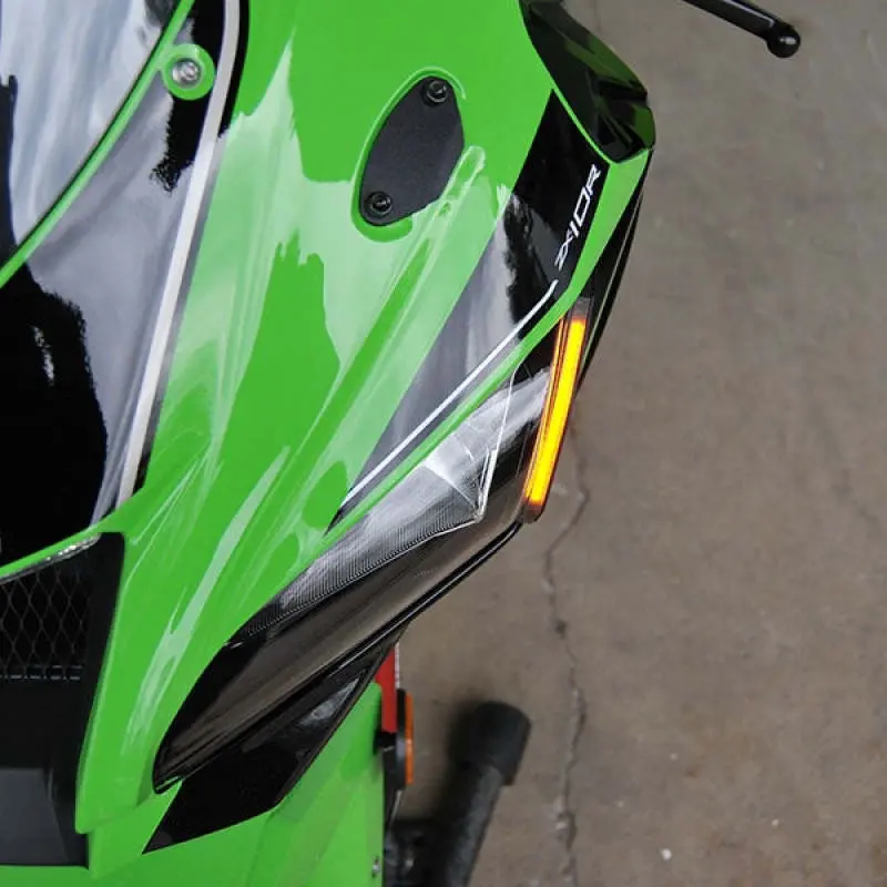 New Rage Cycles 16-20 Kawasaki Zx-10R Front Led Turn Signals 1
