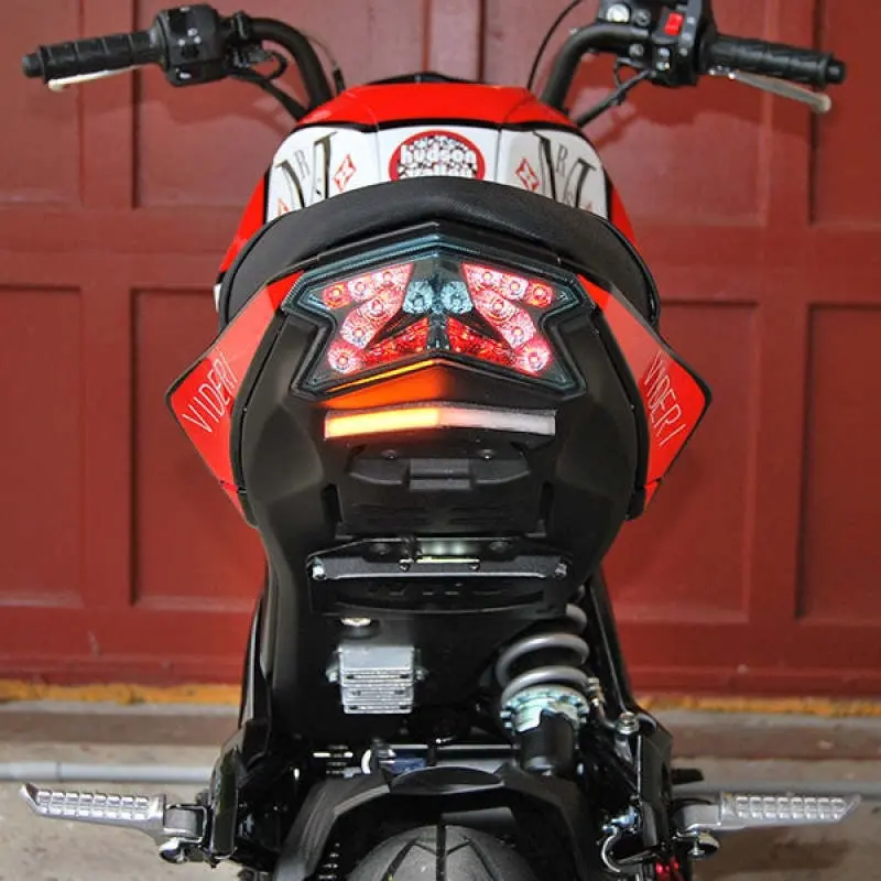 New Rage Cycles 16+ Kawasaki Z125 Fender Eliminator Kit W/Load Eq 1