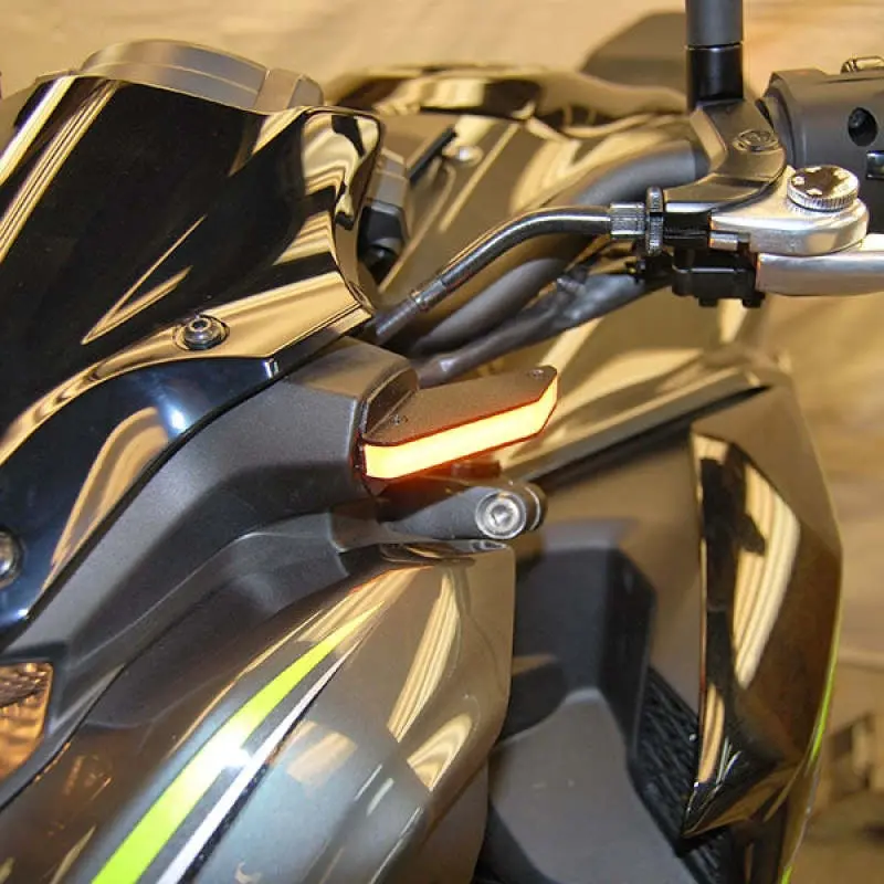 New Rage Cycles 17-19 Kawasaki Z900 Front Turn Signals 1