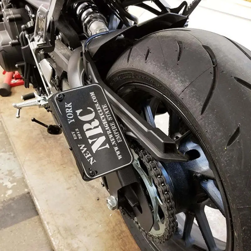 New Rage Cycles 17-20 Yamaha Mt-09 Side Mount License Plate 1