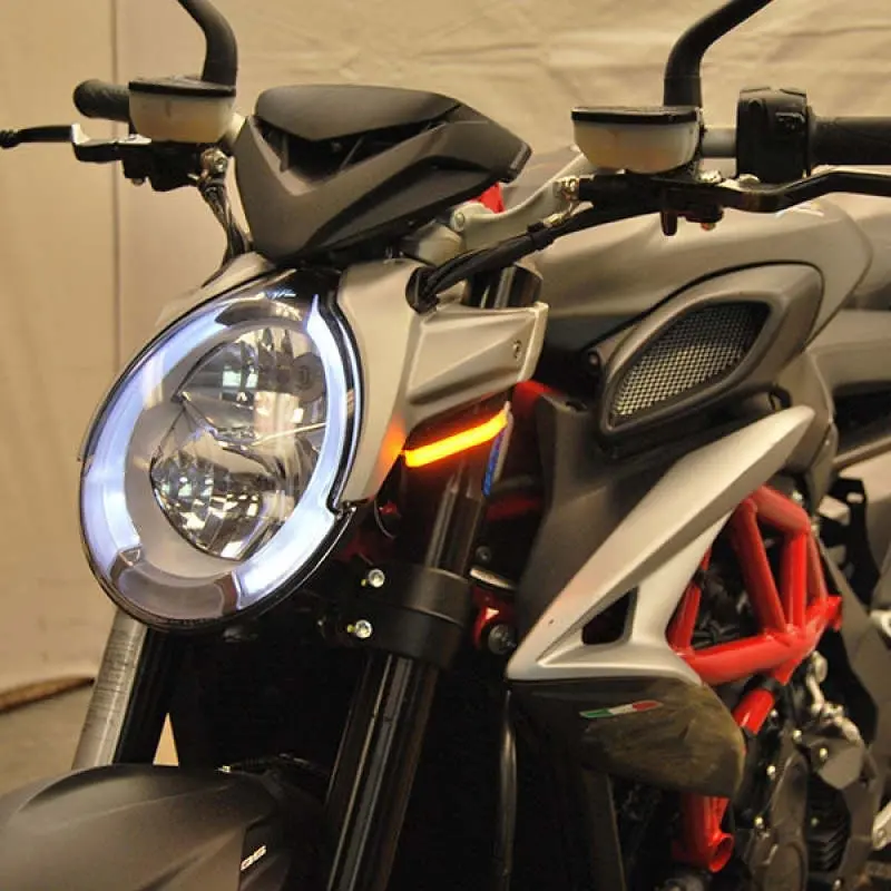 New Rage Cycles 17+ Mv Agusta Brutale Front Turn Signals 1