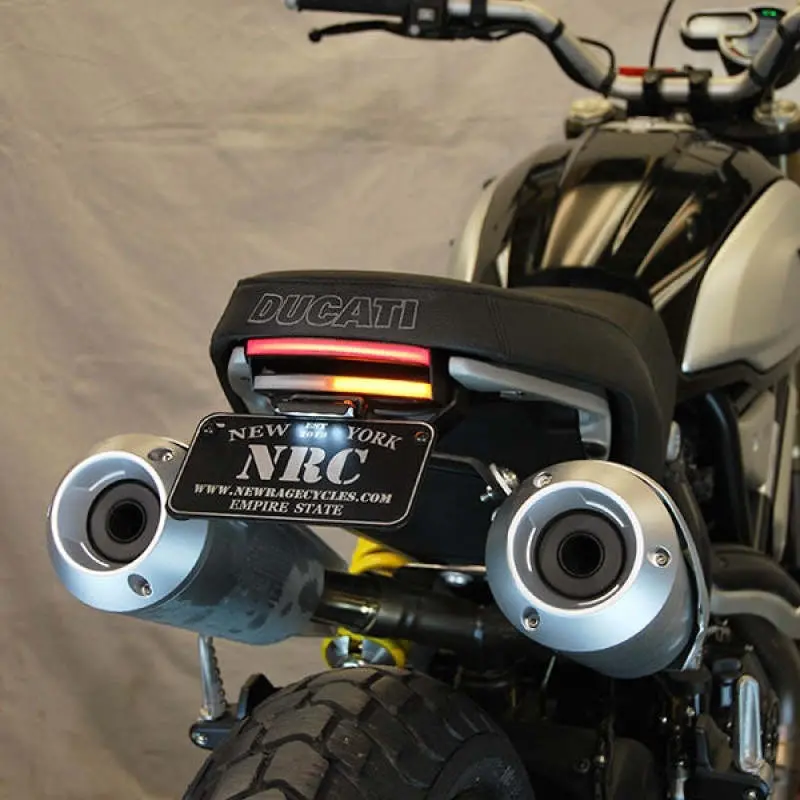 New Rage Cycles 18+ Ducati Scrambler 1100 Fender Eliminator Kit 1