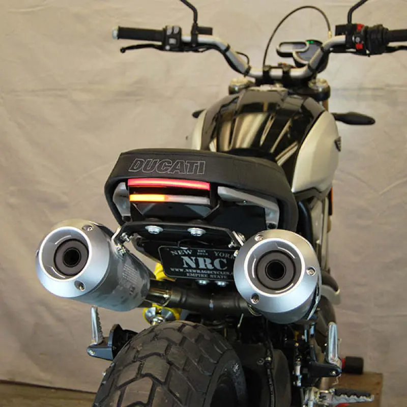 New Rage Cycles 18+ Ducati Scrambler 1100 Fender Eliminator Kit Tucked 1