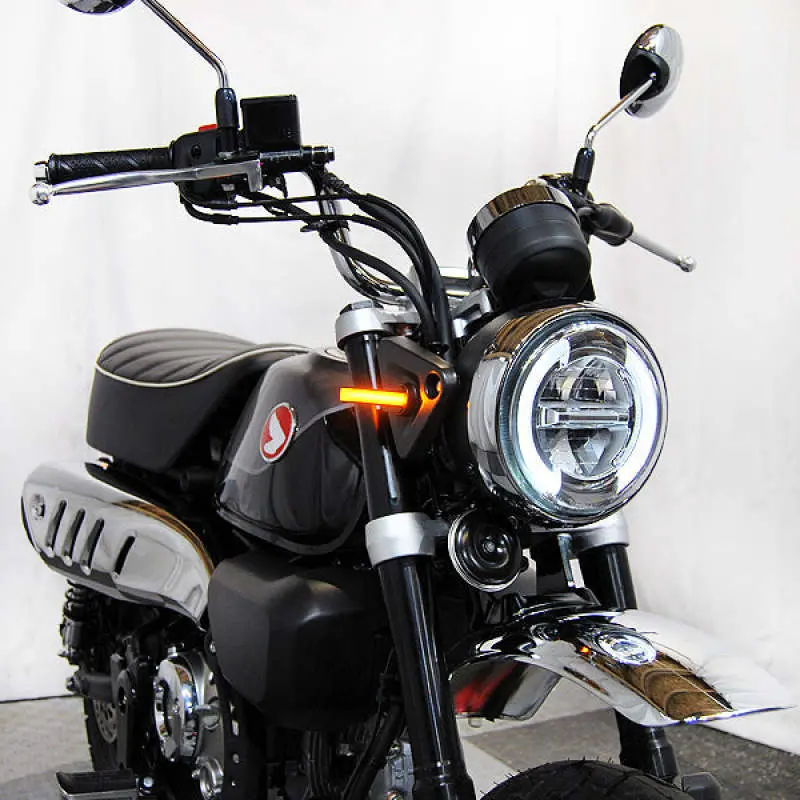 New Rage Cycles 18+ Honda Monkey Front Turn Signals 1