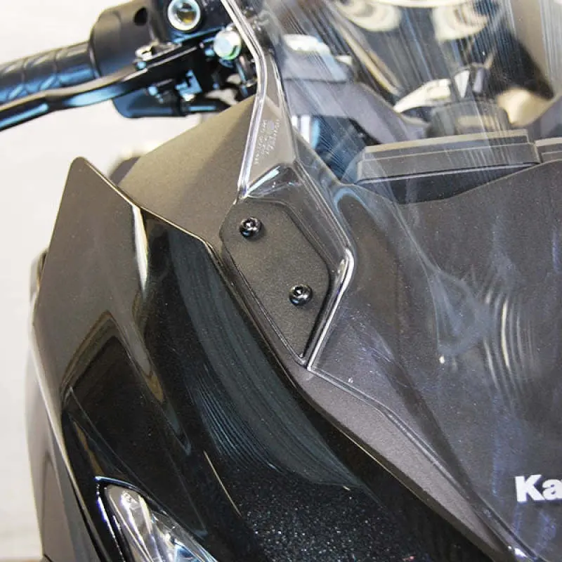 New Rage Cycles 18+ Kawasaki Ninja 400 Mirror Block Off Plates 1