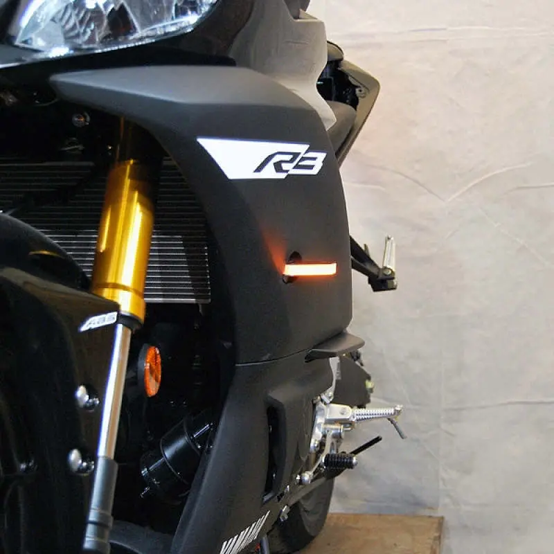 New Rage Cycles 19-24 Yamaha Yzf-R3 Front Turn Signals 1