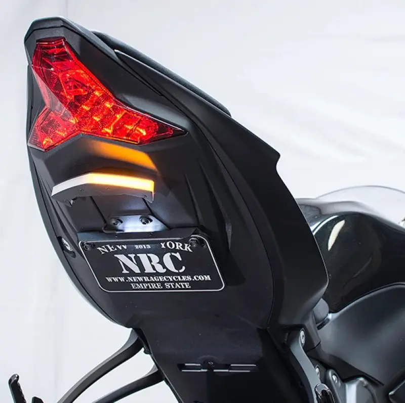 New Rage Cycles 19+ Kawasaki Zx-6R Fender Eliminator Kit Tucked W/Load Eq 1