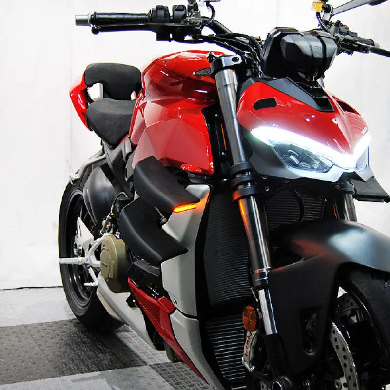 New Rage Cycles 20-24 Ducati Streetfighter V4/ 2020 V2 Front Turn Signals 1