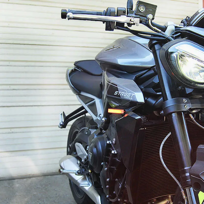 New Rage Cycles 2024 Triumph Street Triple Front Turn Signals 1