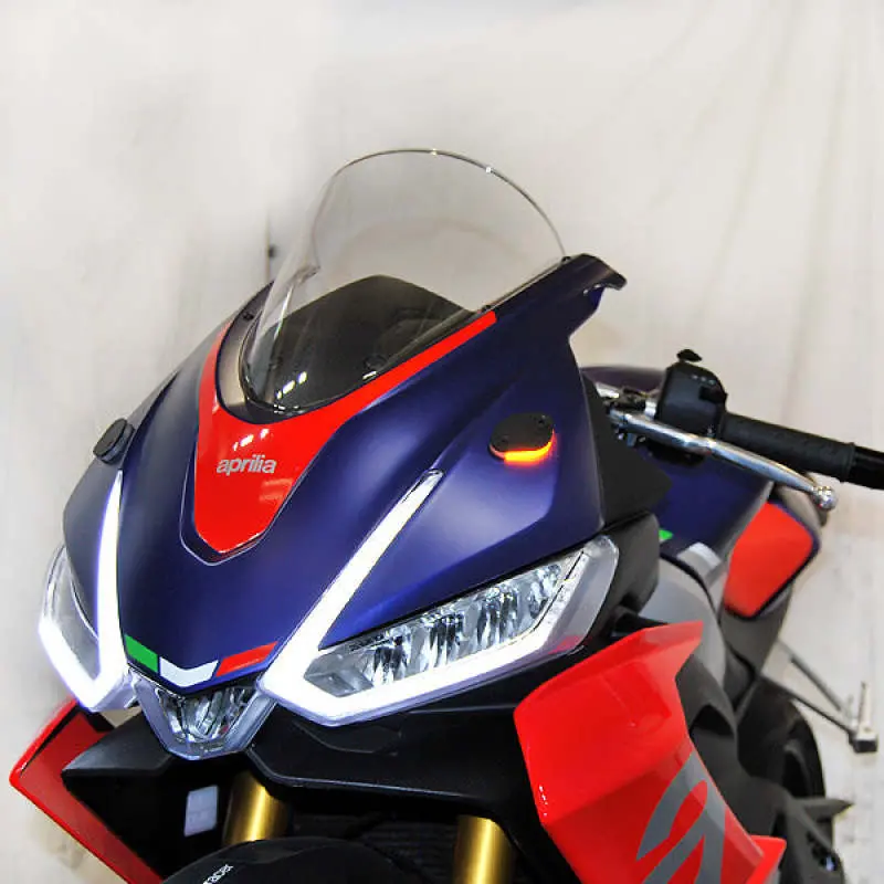 New Rage Cycles 21-24 Aprilia Rs 660 Mirror Block Off Turn Signals 1