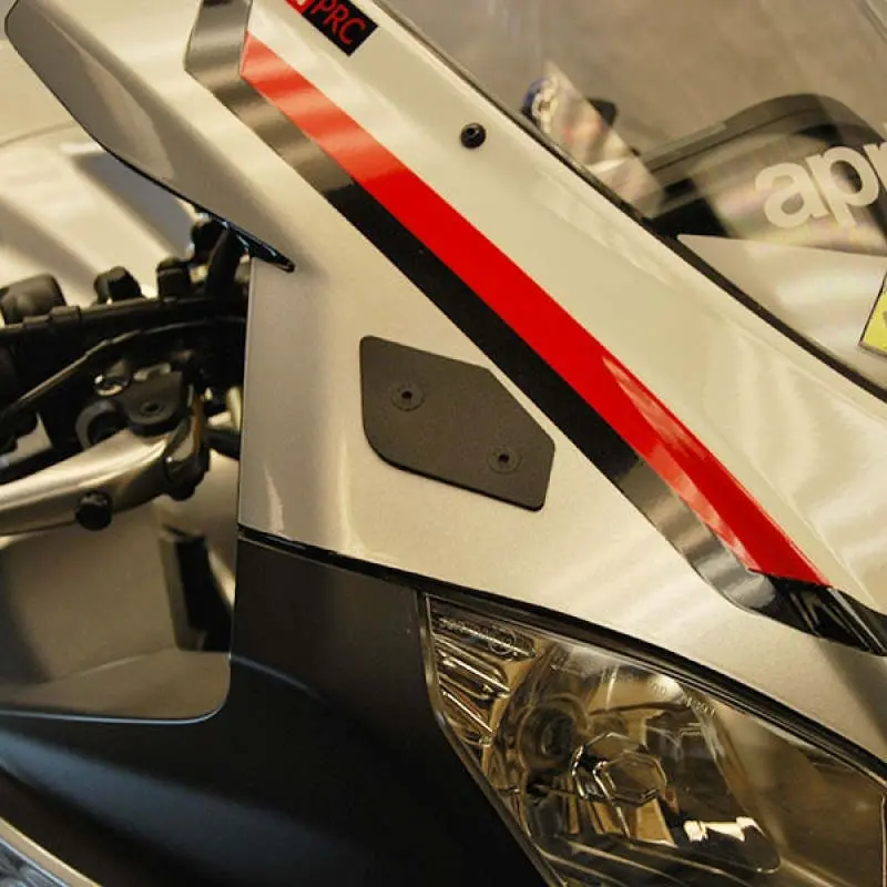 New Rage Cycles 21-24 Aprilia Rsv4 Mirror Block Off Turn Signals 1