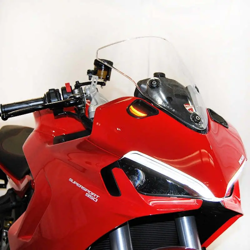 New Rage Cycles 21+ Ducati Supersport 950 Mirror Block Off Turn Signals 1