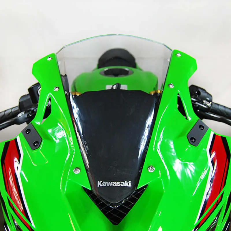 New Rage Cycles 23+ Kawasaki Zx-4R Mirror Block Off Plates 1