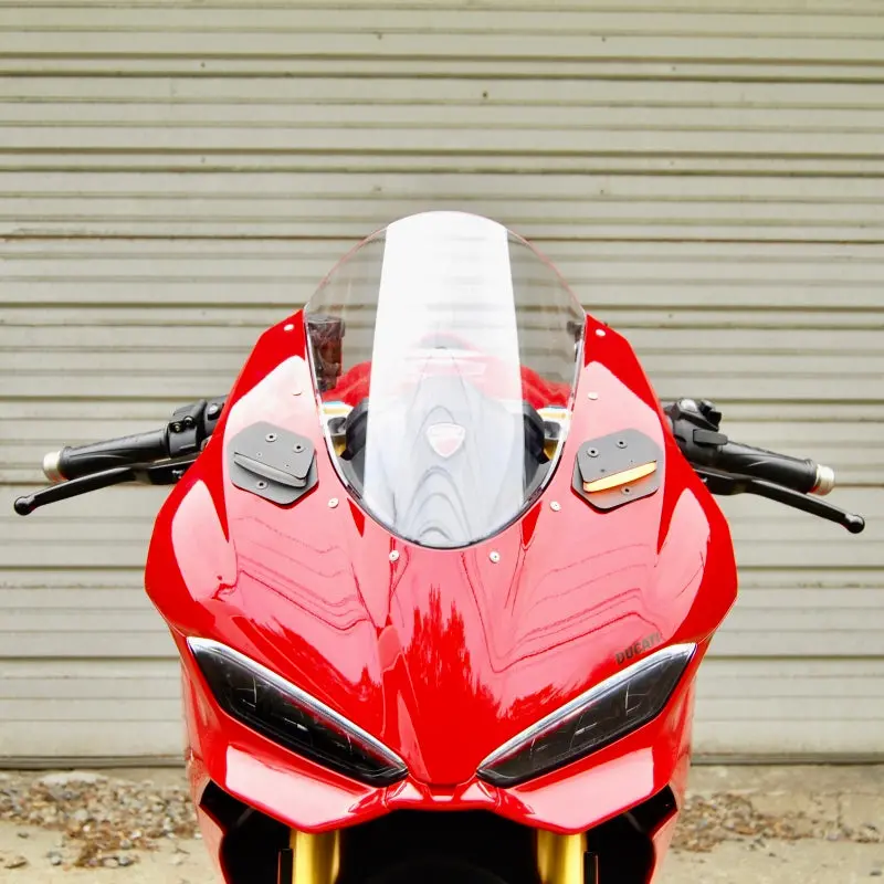 New Rage Cycles 25+ Ducati Panigale V2 Mirror Block Off Turn Signals 1