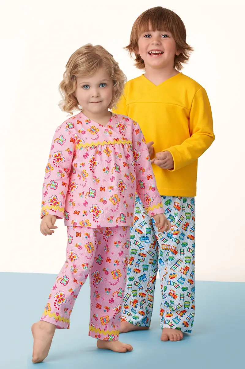 Nl6170 Toddlers' And Child's Pyjamas Pattern 1