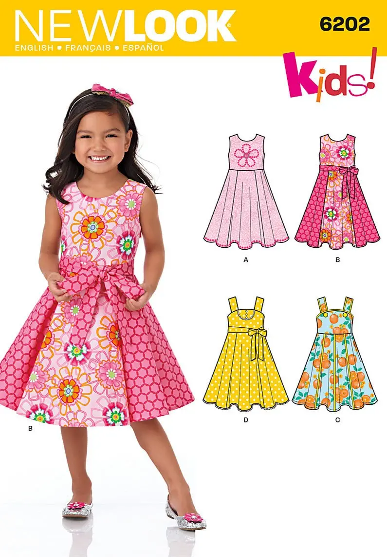 Nl6202 Child's Dress And Sash 2