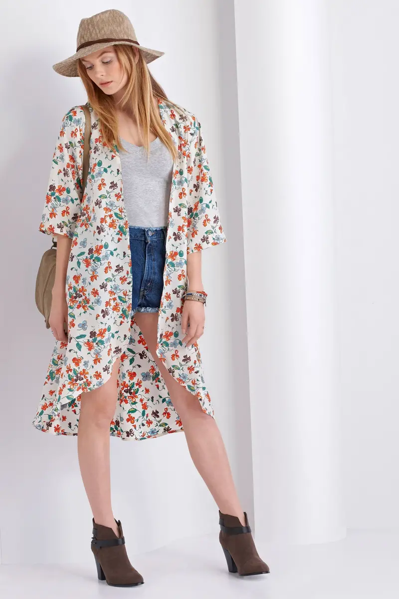 Nl6378 Misses' Easy Kimonos With Length Variations 1