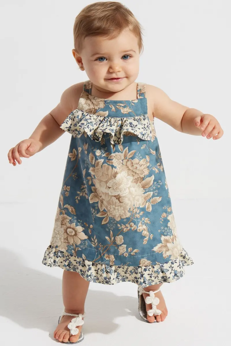 Nl6501 Babies' Dress And Romper 1